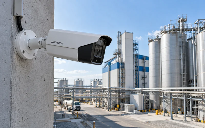 Hikvision на фасаде цеха: обзор заводской площадки